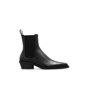 Vitkac Leather Black Leather Ankle Boots Size 10